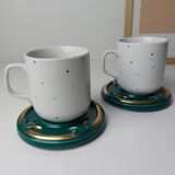 Vintage ceramic coasters