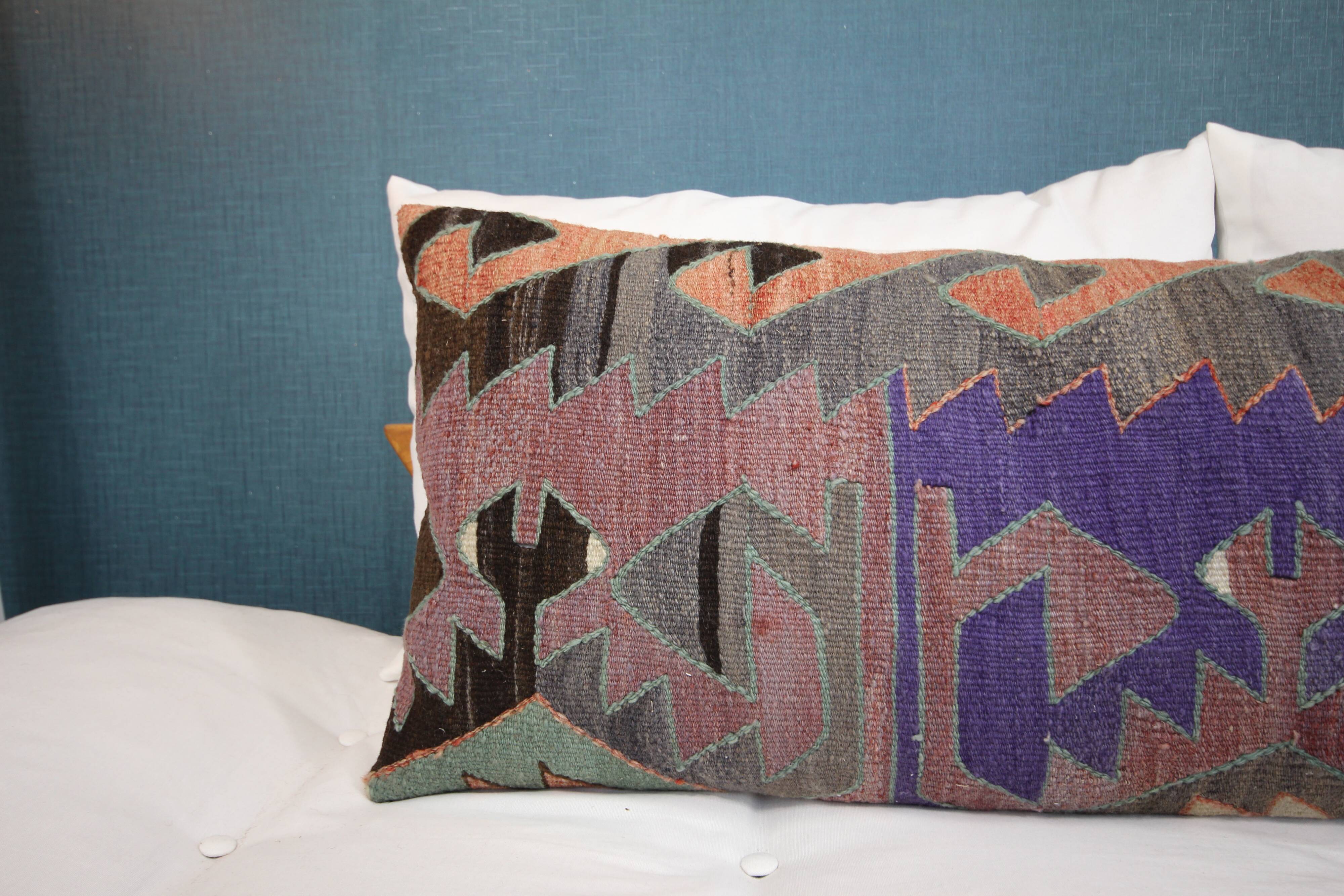 Kilim Pillow Covers 40 x 120 cm Lumbar Cushion For Sofa -Decorative Pillow Bedding Decor