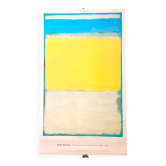 Original poster Mark Rothko MOMA 1996