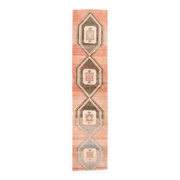 Tapis de couloir vintage 3x12, 83x383 cm
