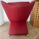 Wk Living Leather Armchair Spot 698 red