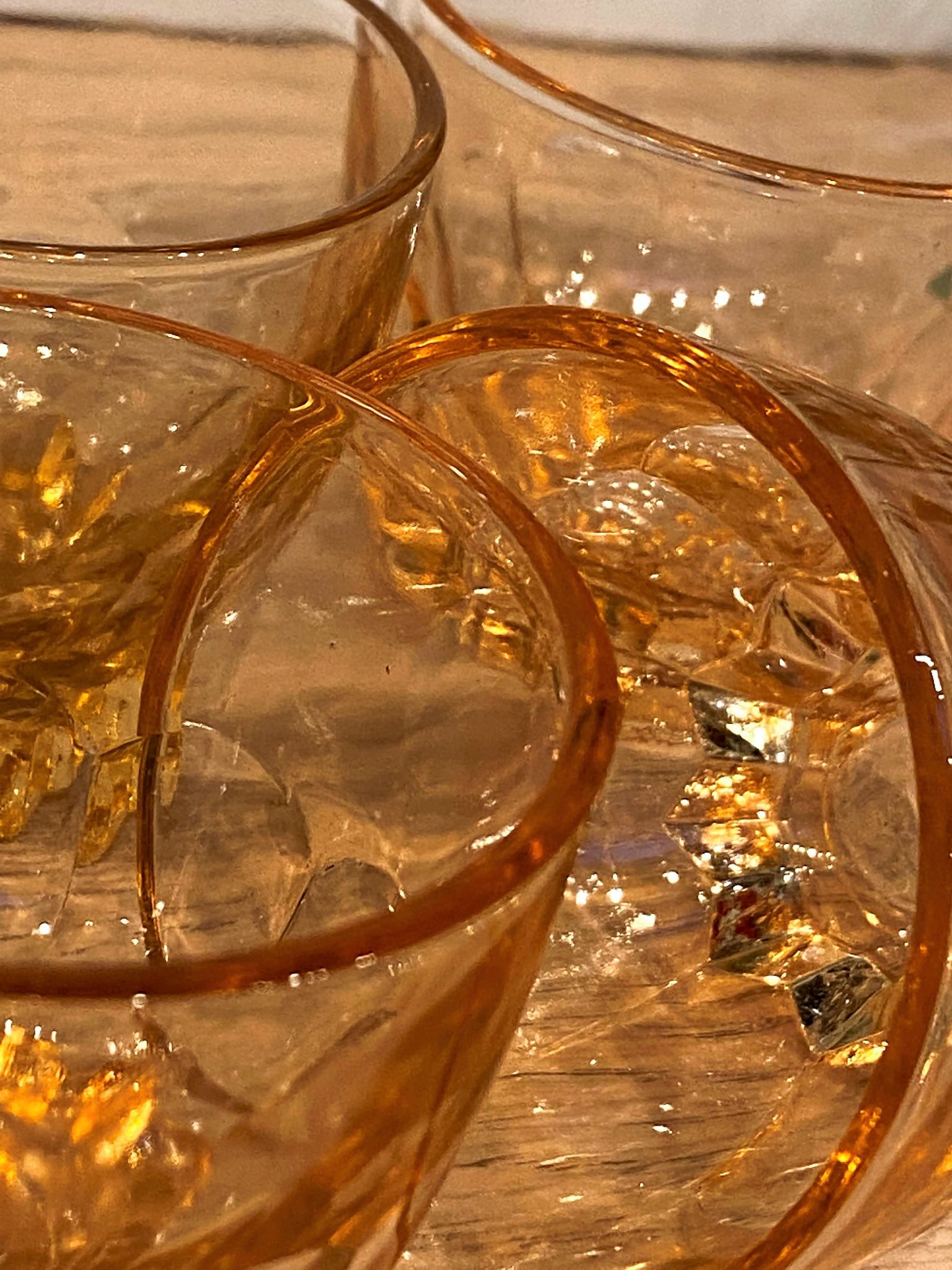 Set of 4 vintage glasses
