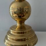 Antique candle holder in solid bronze