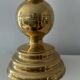 Antique candle holder in solid bronze