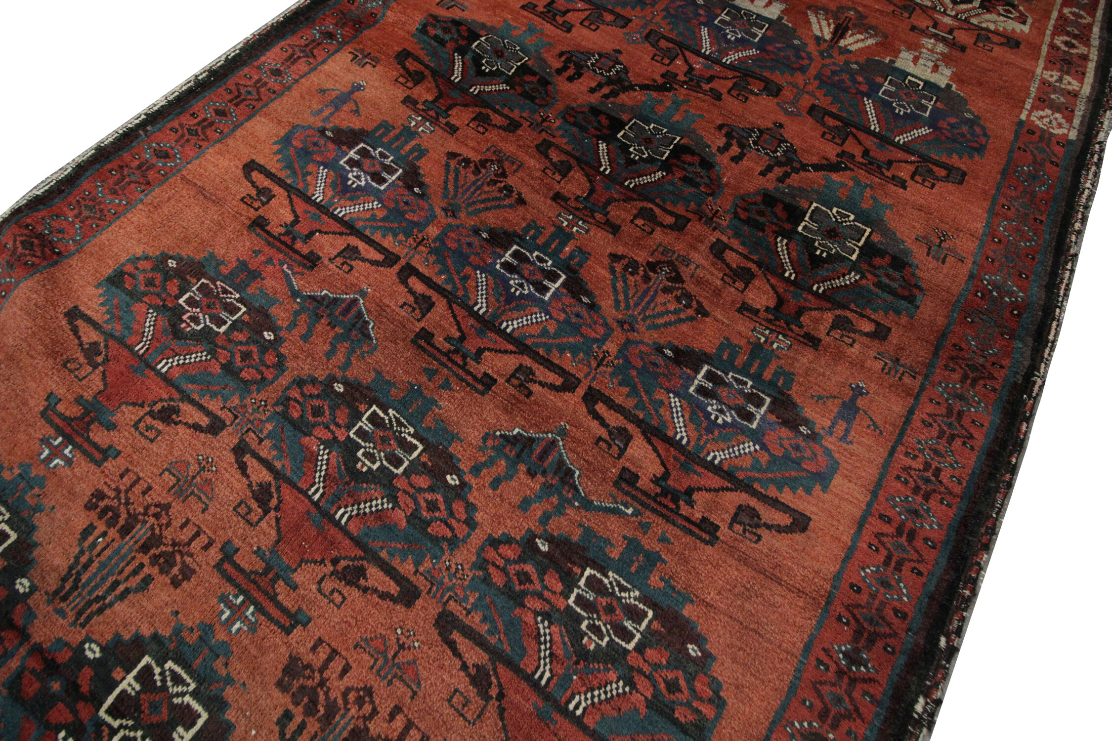Tapis Afshar Persan- 115x216cm