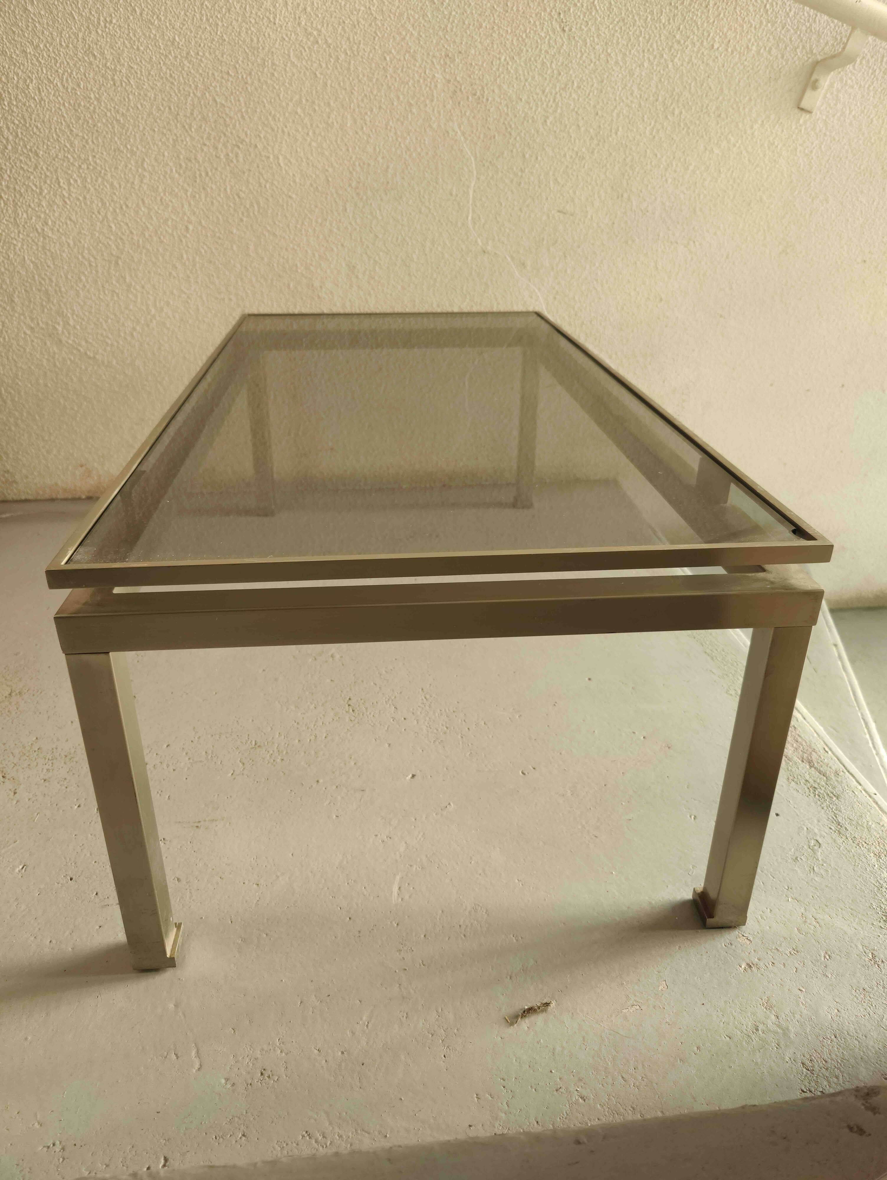 1970s coffee table attributed to designer Guy Lefèvre for Maison Jansen.