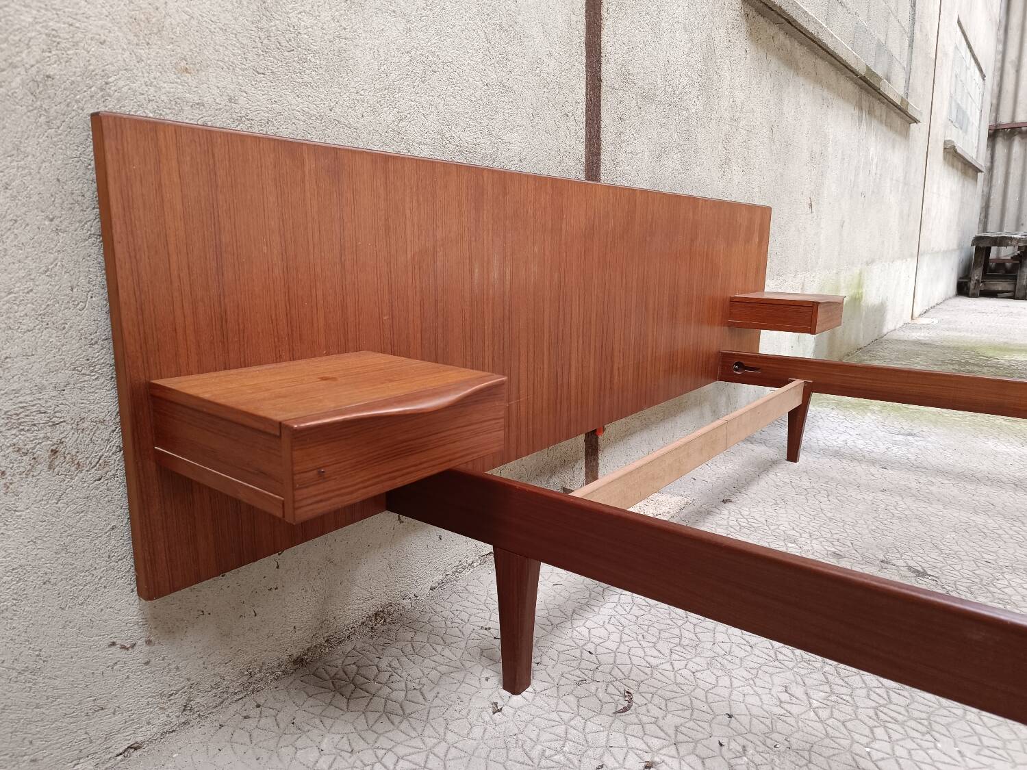 Vintage teak design from the 1960s.