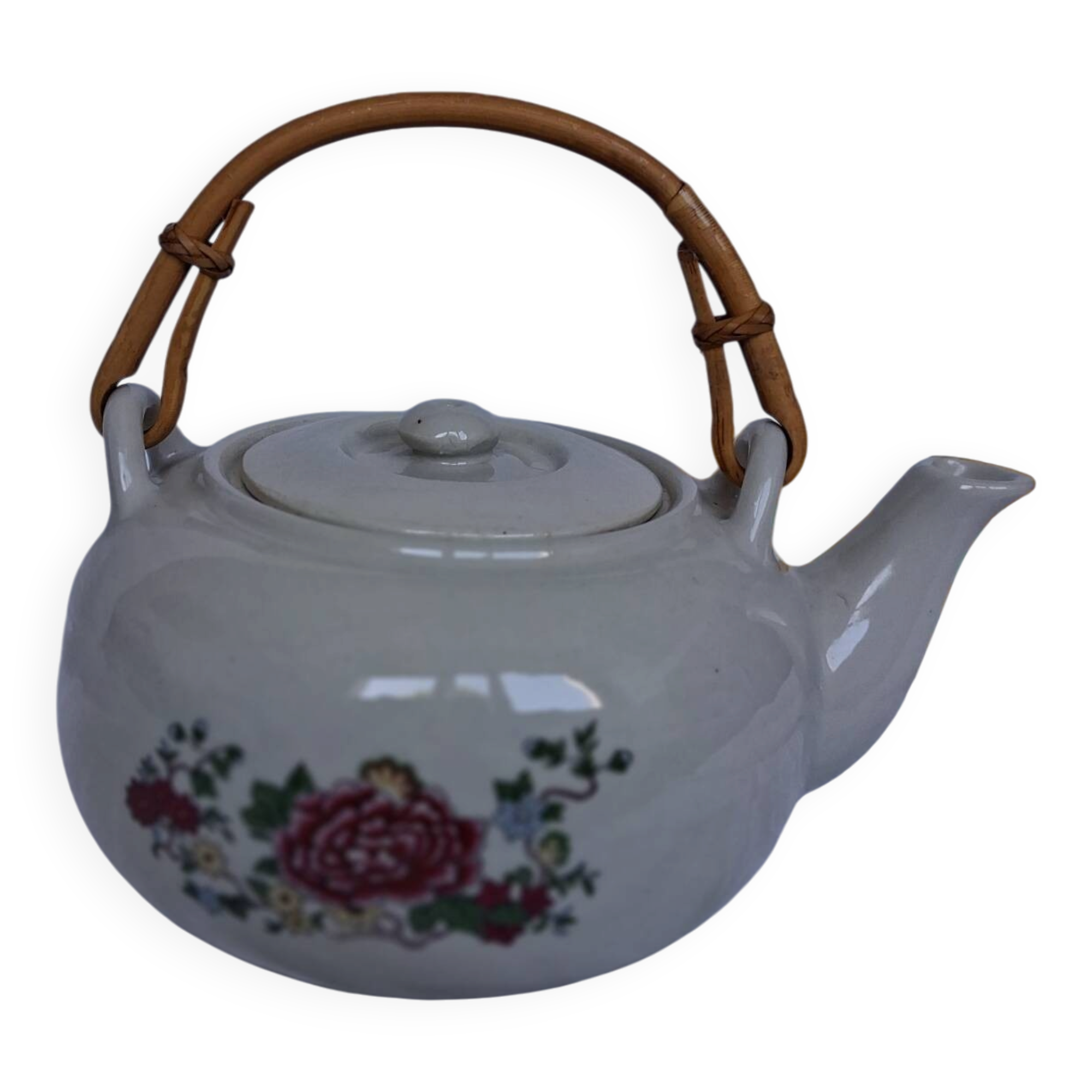 Vintage Chinese ceramic teapot Chi Kiang Stoneware.