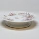 Superbe Assiette Plat Sur Piédouche XIXème Porcelaine Blanche Décor Aux Ois