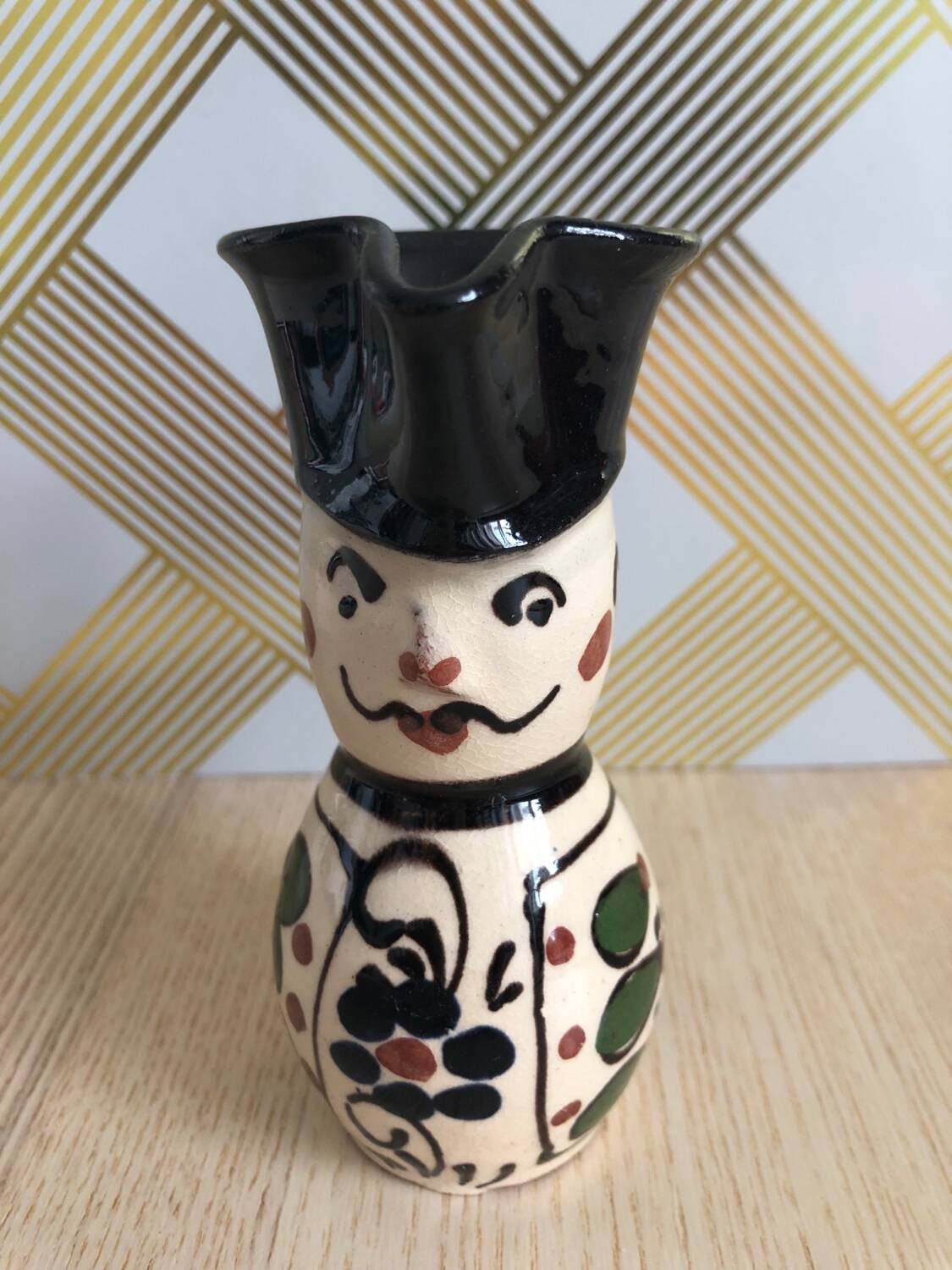 Small Hungarian Miska Soldier Pitcher