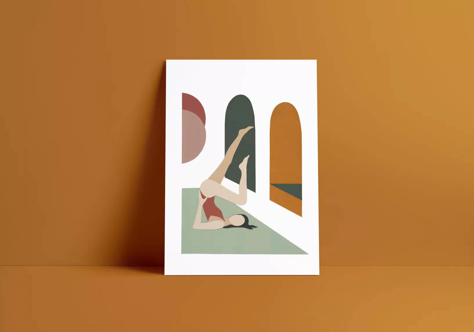 Lust Yoga - art print (30x40) signed ACKEOGH