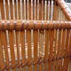 70s bamboo shelf or mail rack
