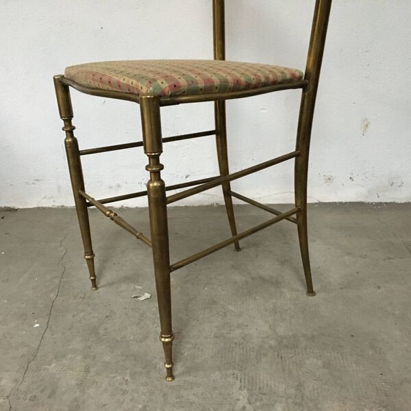 Chaise Italienne en laiton vers 1960