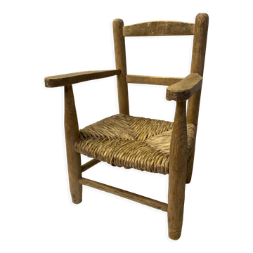 Wooden children's chair