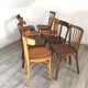 Ensemble de 8 chaises bistrot dépareillées