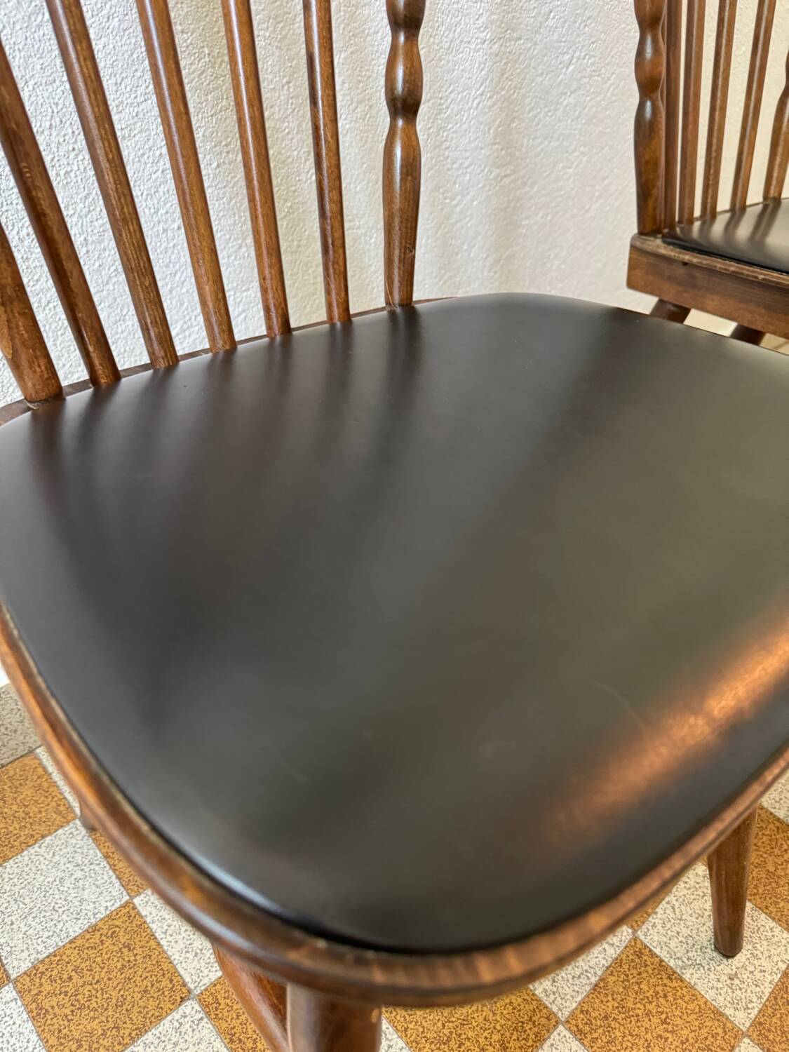 Chaises style scandinave Baumann années 60 (X2)