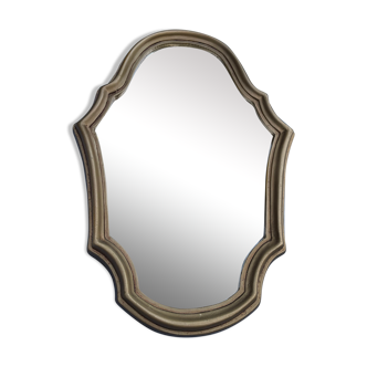 Miroir doré H32 X L22