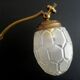 Vintage Art Nouveau French 1930s brass table lamp