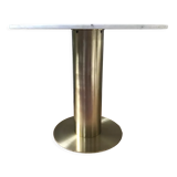 Table en marbre et laiton de Tom Dixon modèle "flash circle"