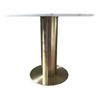 Table en marbre et laiton de Tom Dixon modèle "flash circle"