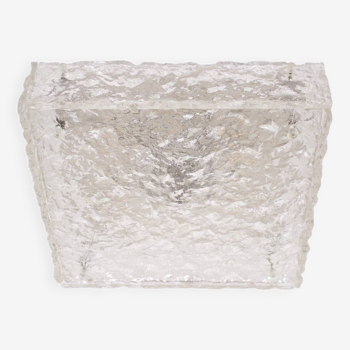Brutalist ceiling light “Ice Glass”