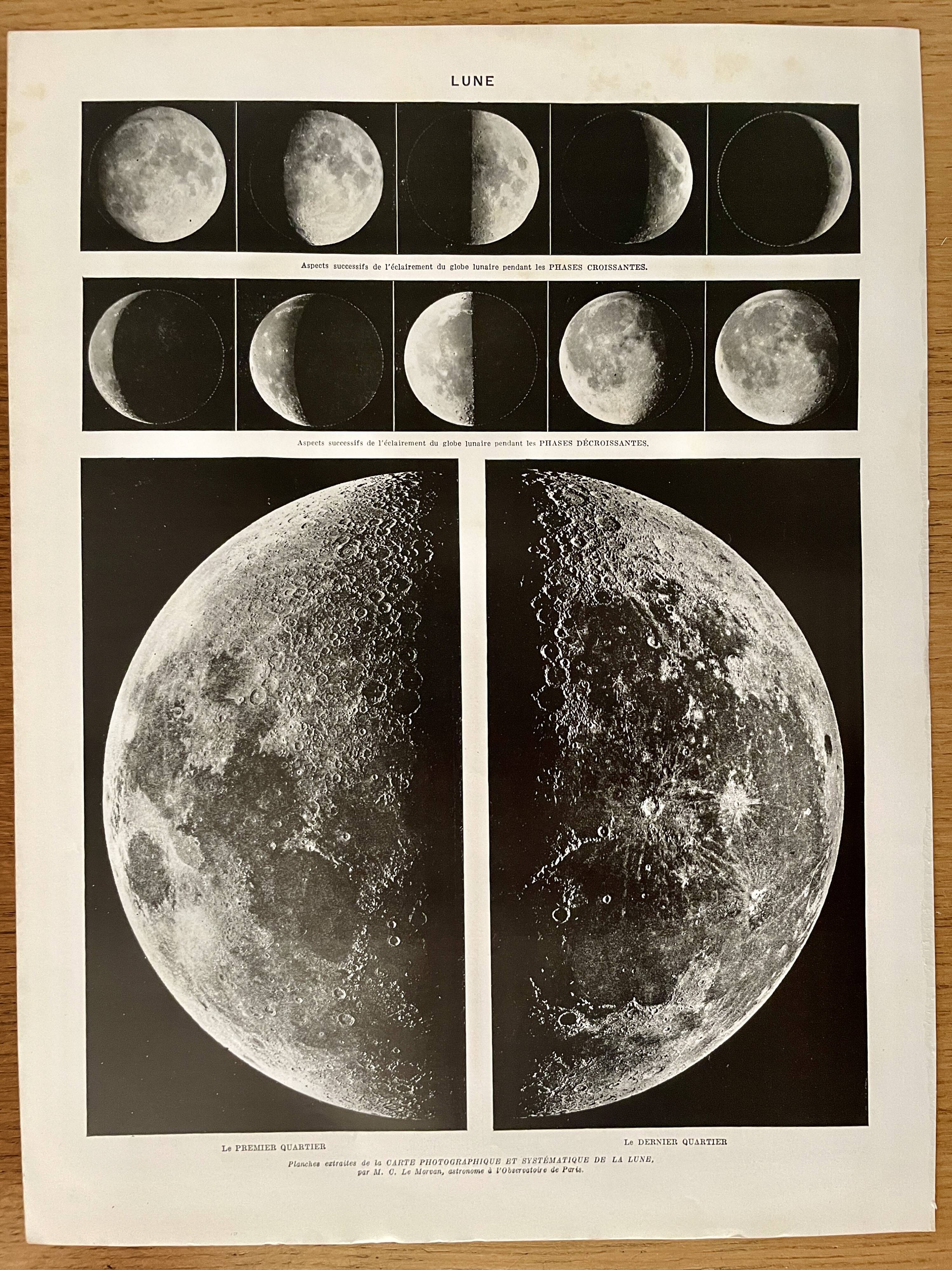 Photographic plate on the moon - 1930