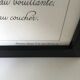 Botanical engraving precious herbal teas framed