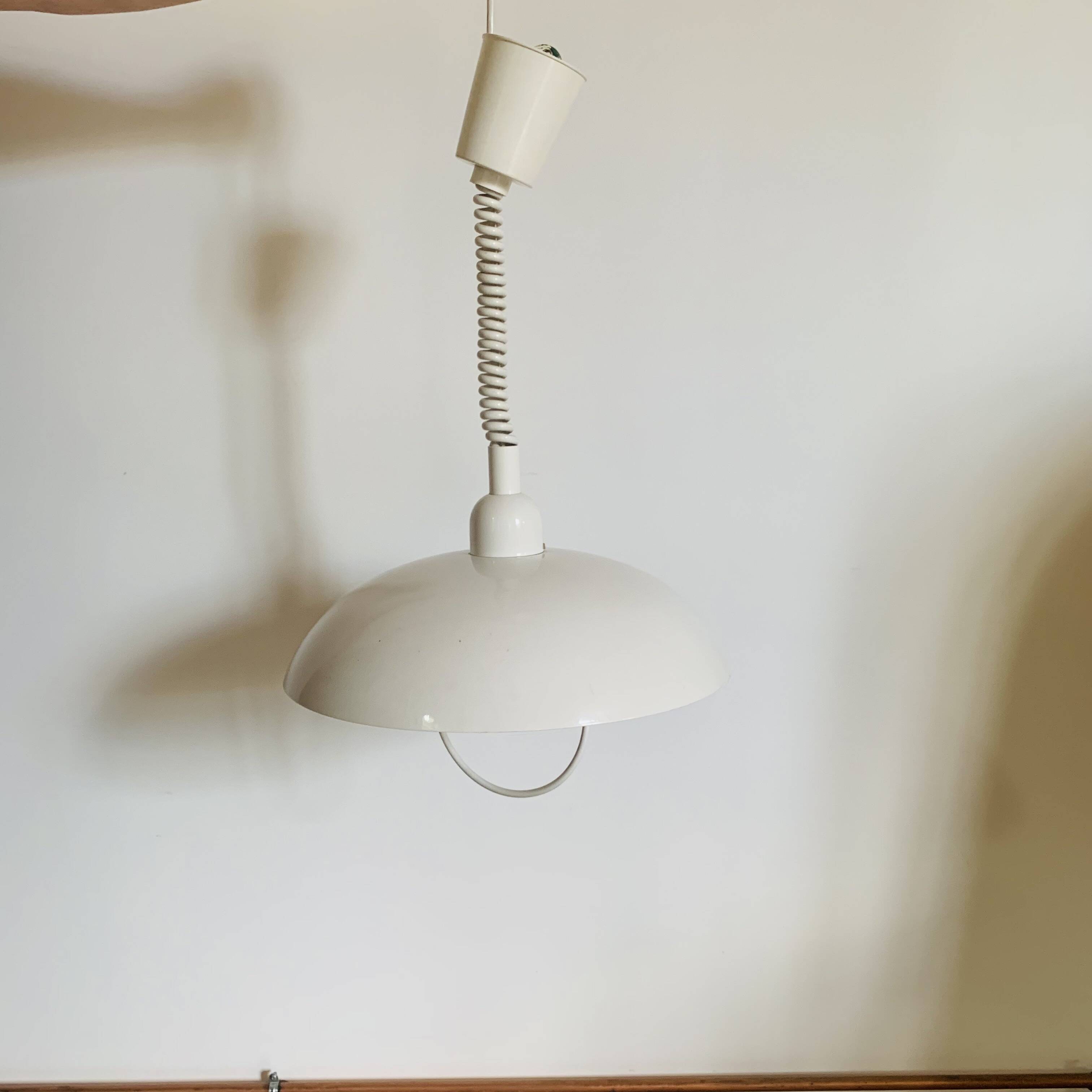 Italian white pendant light Elettrolampar