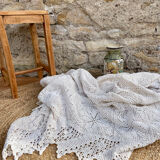 Old cotton bed throw