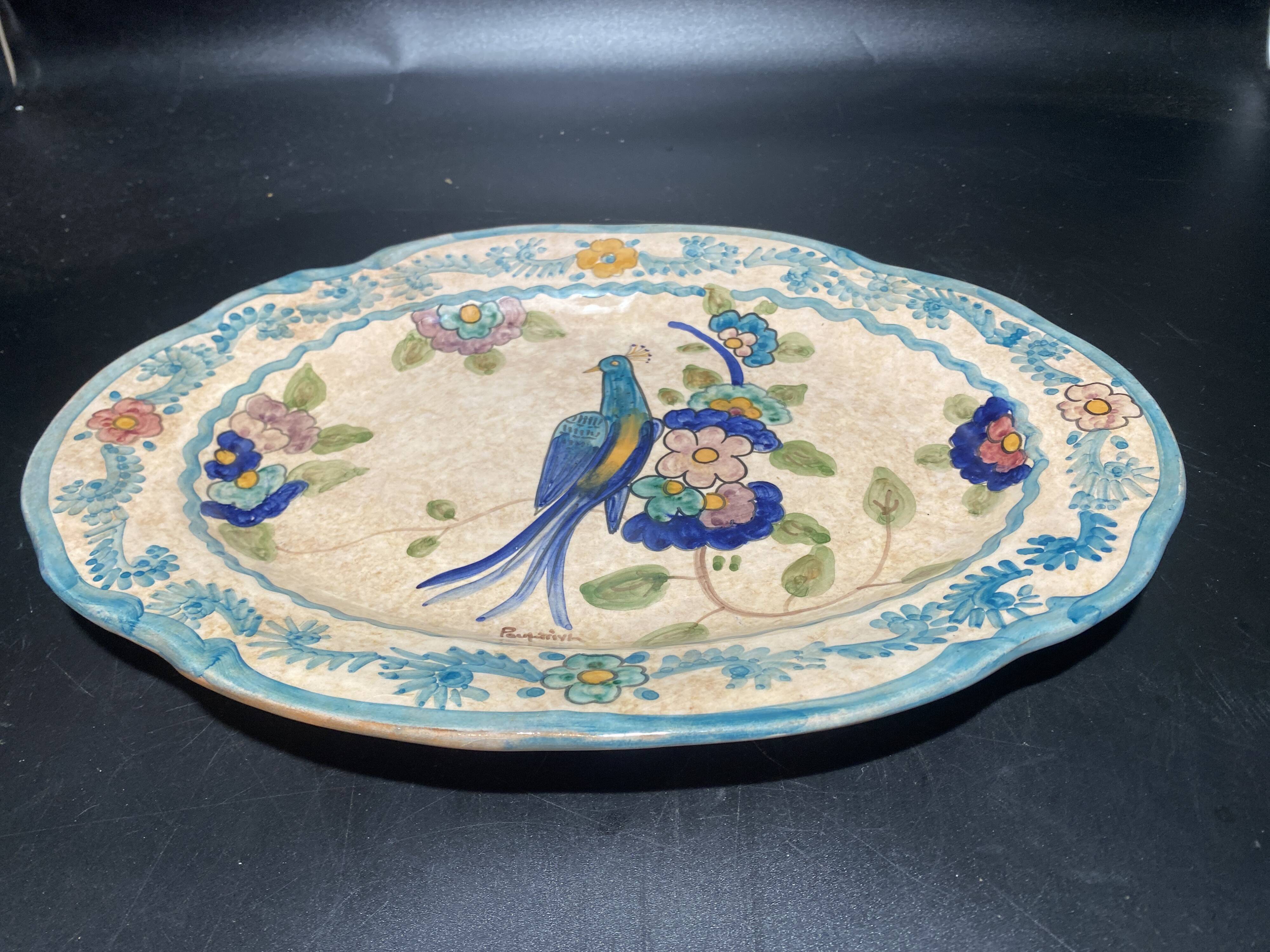 Decorative ceramic dish