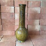 TAMEGROUTE POTTERY VASE IN GLAZED TERRACOTTA