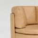 Vintage DS-800 “Biscuit” sofa by De Sede – beige leather 1970s