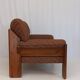 Brown Velvet 2-Seater Sofa by Mobil Girgi, 1970s