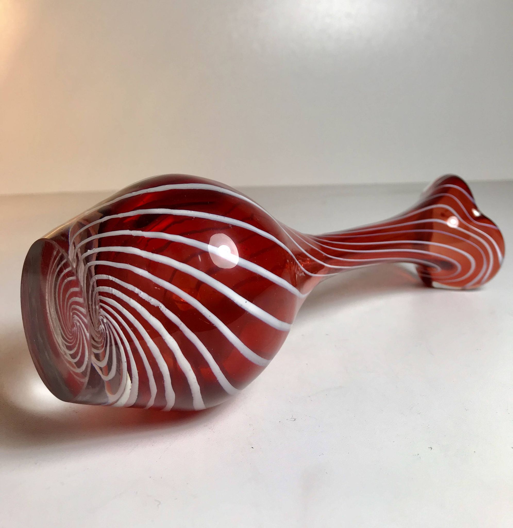 Murano Glass Vase Italy, The '70s