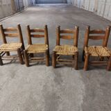 Set de 4 chaises vintages