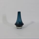 Vintage Blue Vase Erkkitapio Siiroinen Riihimäen Lasi