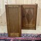 1950s oak corner cabinet