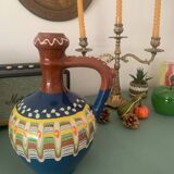 Bulgarian ceramic pitcher vase