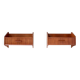 Set of two teak bedside tables by Uldum Mobelfabrik