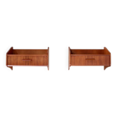 Ensemble de deux tables de chevet en teck par Uldum Mobelfabrik