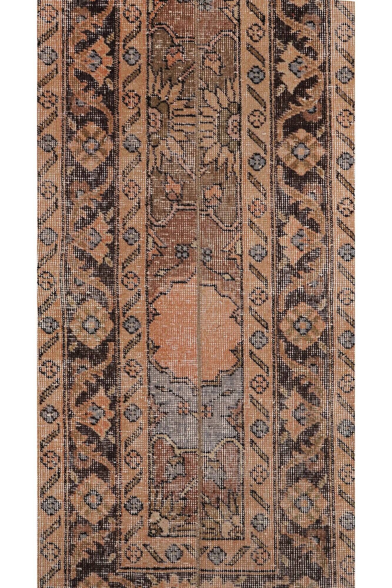 Vintage Turkish hallway rug 54x690 cm