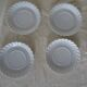 4 cups with saucer Limoges Haviland white torso