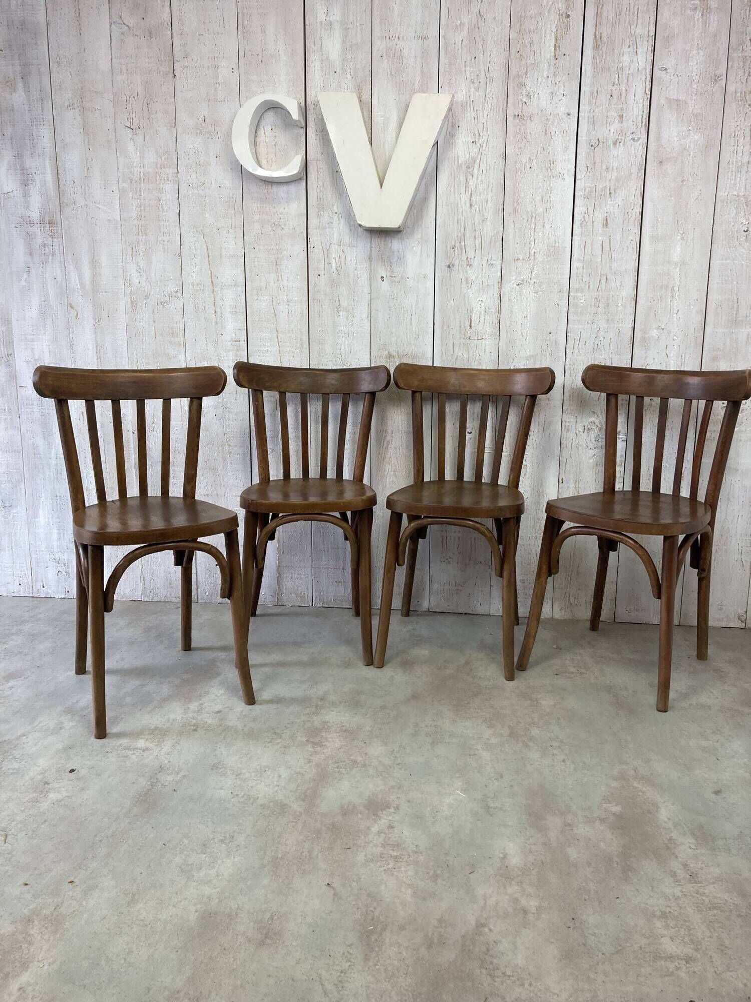 Set of 4 bistro chairs
