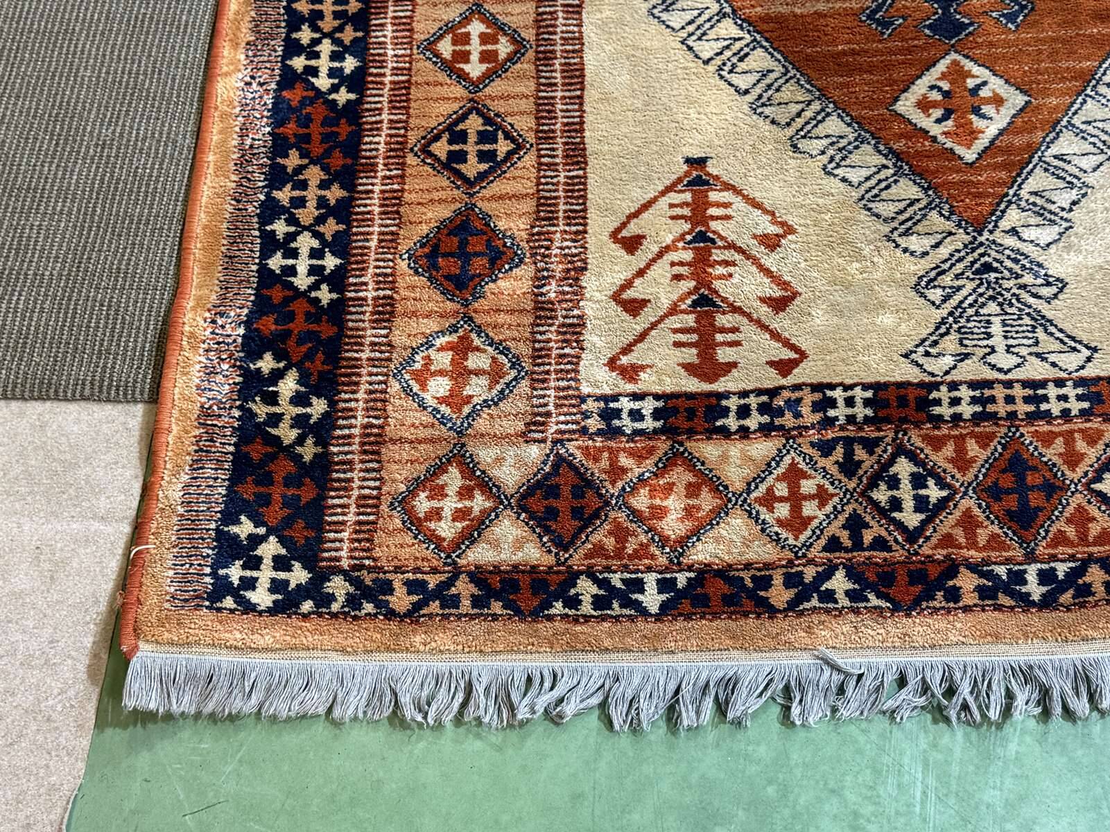 Handmade wool Persian carpet