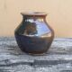 Vintage 1970s glazed stoneware vase