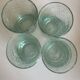 Set of 4 Biot XXL 1960 green Aqua tumblers.