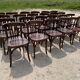 Set of 17 bistro chairs with bars
