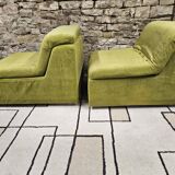 Pair of vintage 1970s armchairs