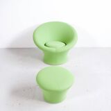 MUSHROOM ARMCHAIR AND FOOTREST F560 PIERRE PAULIN ARTIFORT PUBLISHER 1959 1ST EDITION