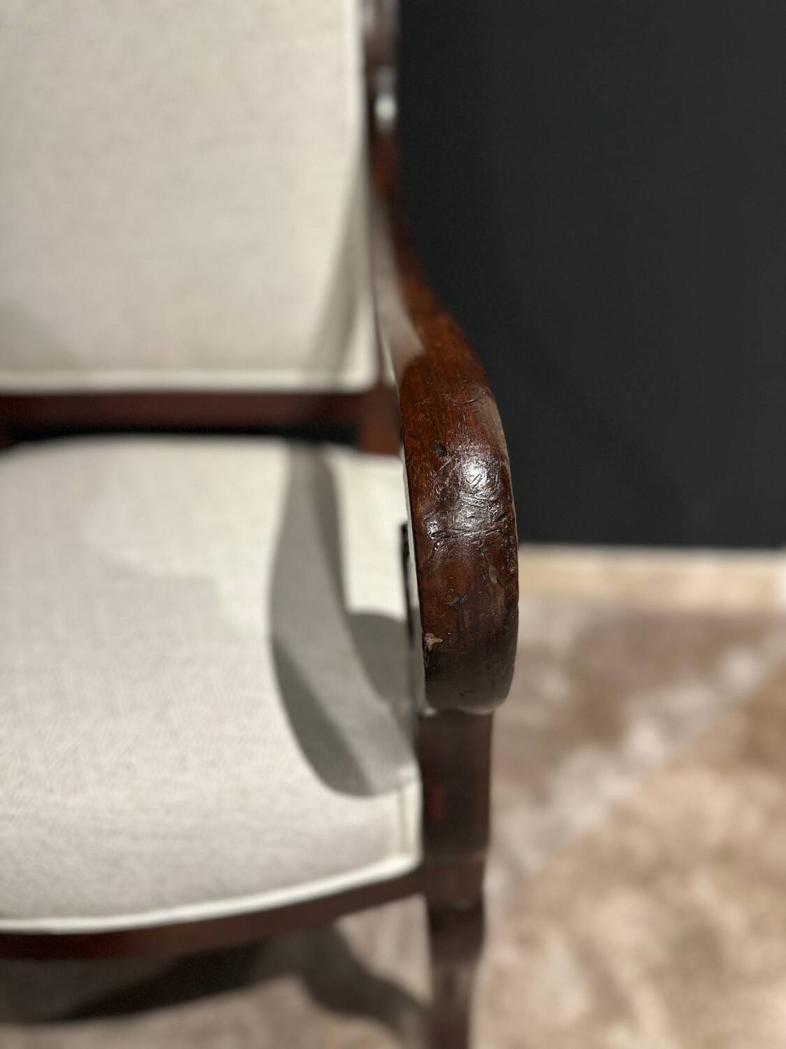 6 chairs from the Restauration period, circa 1815-1848